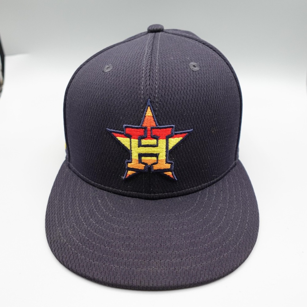 New Era Houston Astros Hat Mens 7 1/4 Navy MLB 59FIFTY 2020 Spring Training Cap